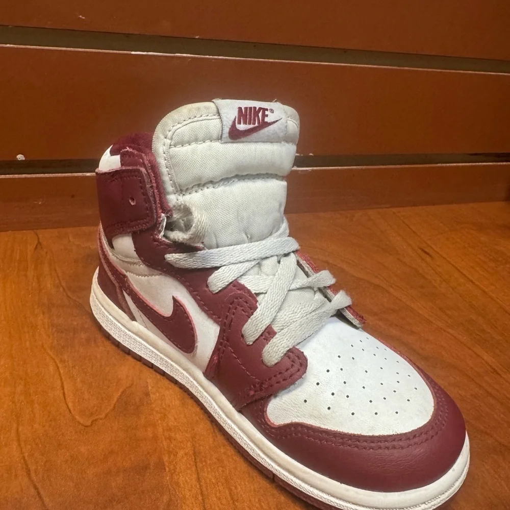 Nike Kids' Maroon and White Sneakers